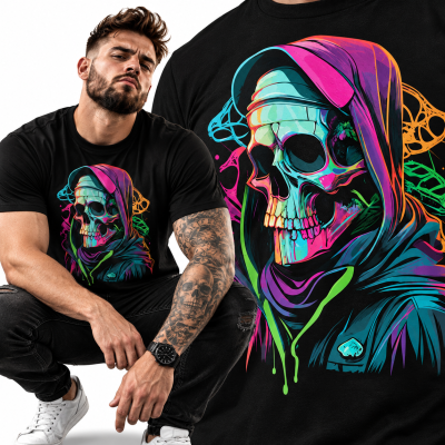 KOSZULKA HORROR  SKULL ONE 7